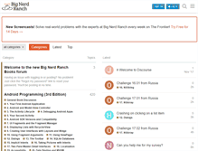 Tablet Screenshot of forums.bignerdranch.com